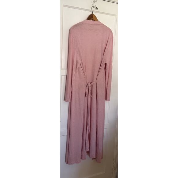 Eileen Fisher Sleepwear Garnet Hill Organic Pima Cotton Robe Nightgown Set READ - Picture 10 of 11